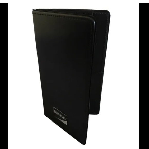 25 DISCOVER Double Panel Folding Check Presenter Restaurant Server Bill Book - Picture 8 of 8